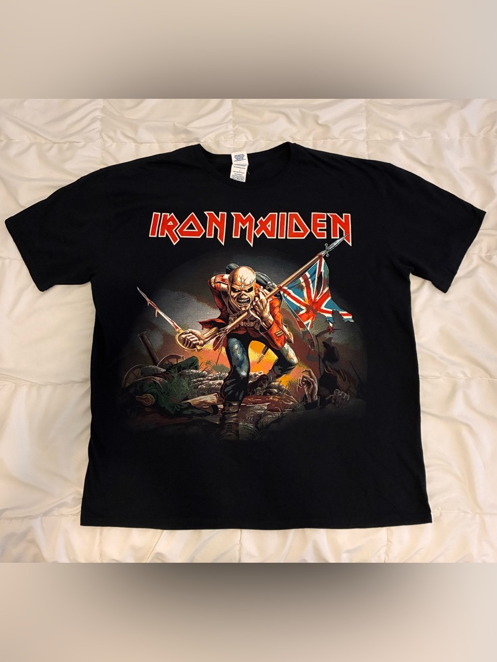 Iron Maiden Men's The Trooper T-Shirt Black Size XXL